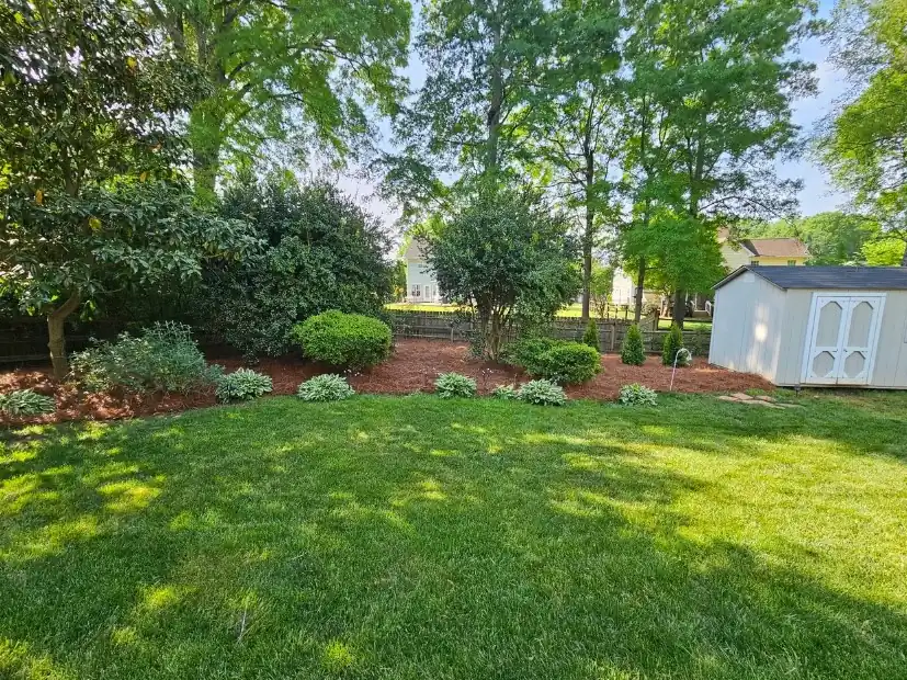 Brick patio installation in Concord, NC