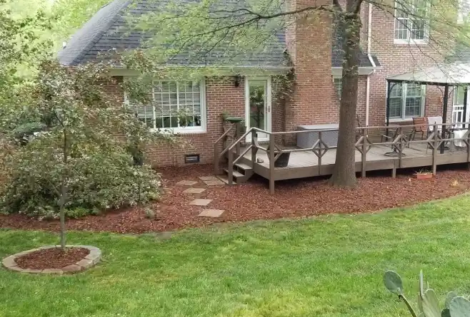 Excavation and soil compaction for yard grading in Concord, NC